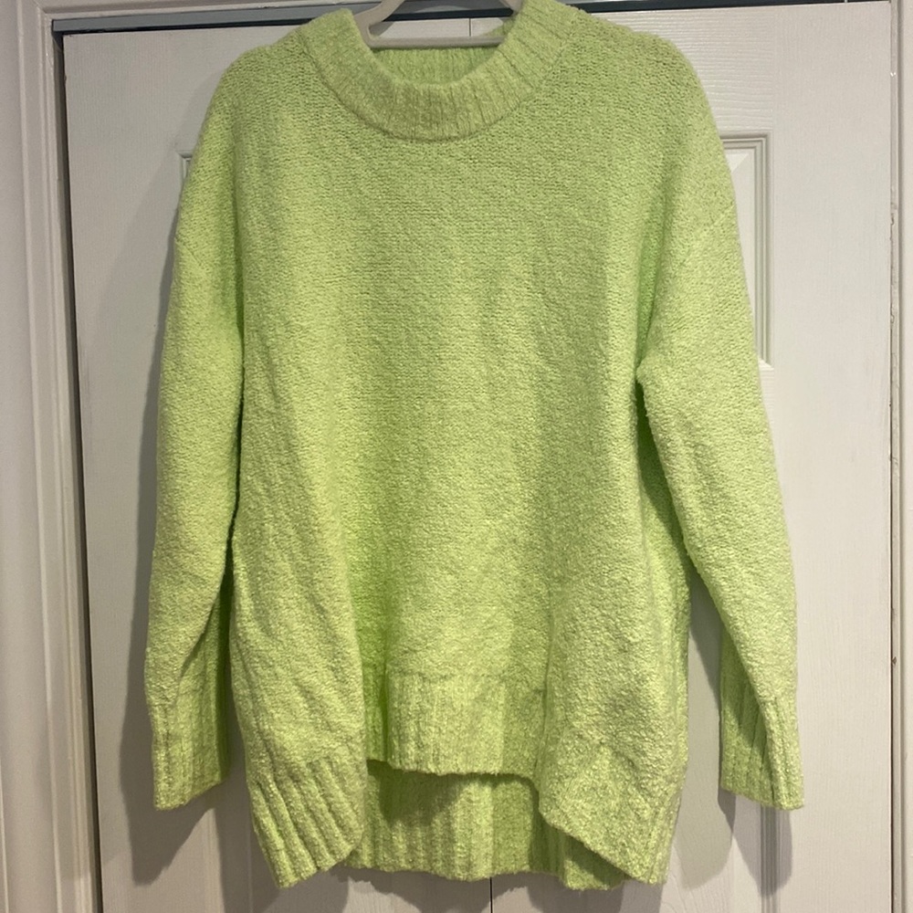 Old navy lime green oversized sweater